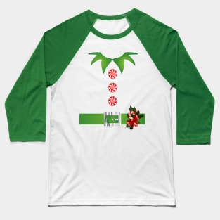 1980s Matching Family Christmas Santa  helper elf Baseball T-Shirt